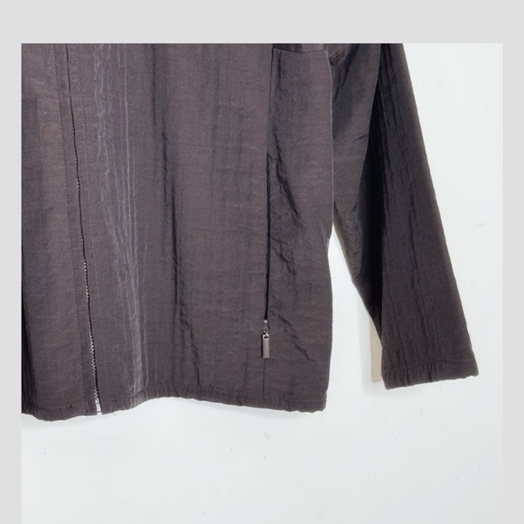 Eileen Fisher Jacket Nylon Blend Ripstop Outdoor Jacket Wind Breaker Petite M - Picture 5 of 11